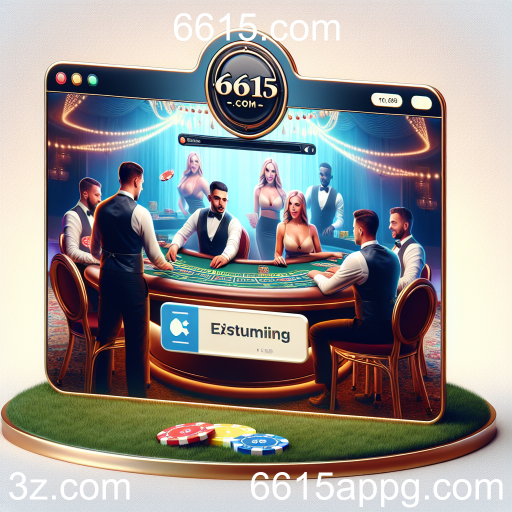 Experiência Imersiva de Jogos Ao Vivo no 6615.com